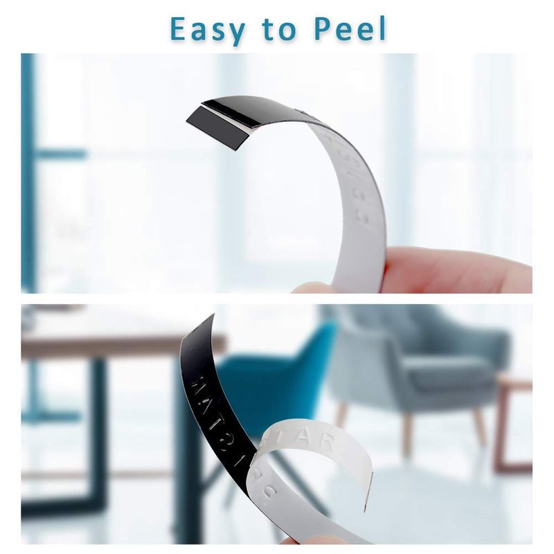 Pristar Compatible for DYMO Embossing 3D Plastic Label Tapes 9mm, Work with DYMO Junior Home Embossing Label Maker, Organizer Xpress Pro, Neon Pink/Orange/Green/Gold/Silver, 3/8" x 9.8', 10-Pack - Image 4